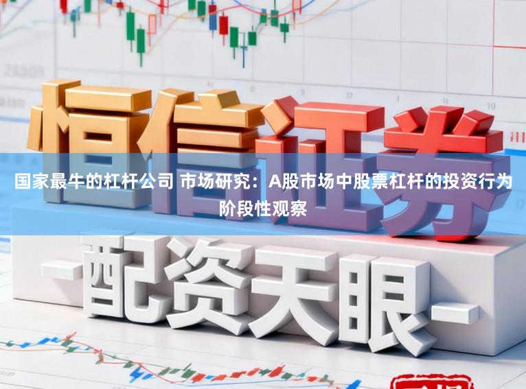国家最牛的杠杆公司 市场研究：A股市场中股票杠杆的投资行为阶段性观察